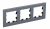 Рамка 3-постовая мрамор Schneider Electric AtlasDesign Nature Айс Грей Systeme Electric AtlasDesign Nature ATN343203
