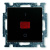 Выключатель 1-клавишный 2-полюсный, 20A ABB BJB Basic55 château Черный ABB Basic 55 2CKA001020A0092