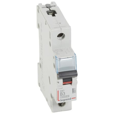 Автоматический выключатель 1P 3A B 10kA Legrand DX3 Legrand DX3 408867