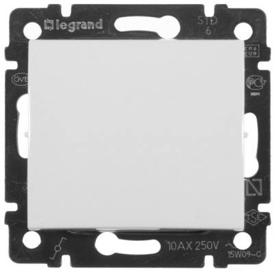 Переключатель 1-клавишный на 2 направления 10A Legrand Valena Белый Legrand Valena 774406