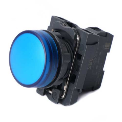 Systeme Electric Лампа сигнальная SB5 в сборе модульная 22 мм синяя 230-240В АС Systeme Electric  SB5AVM6