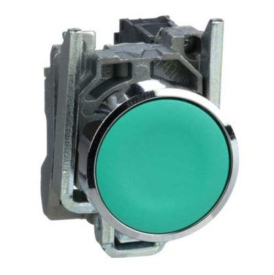 Кнопка зеленая без фиксации 22мм 1но IP66 Schneider Electric Schneider Electric  XB4BA31