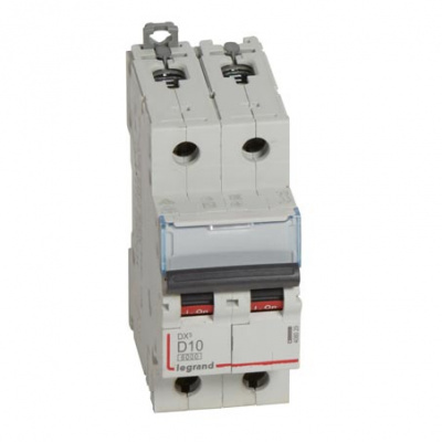 Автоматический выключатель 2P 10A D 6kA Legrand DX3 Legrand DX3 408029