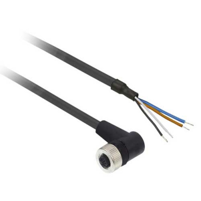Коннектор м12,углов.,с каб. 5м Schneider Electric Schneider Electric  XZCP1241L5