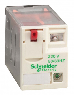 Реле 4СО светодиод 230В AC Schneider Electric Schneider Electric  RXM4AB2P7