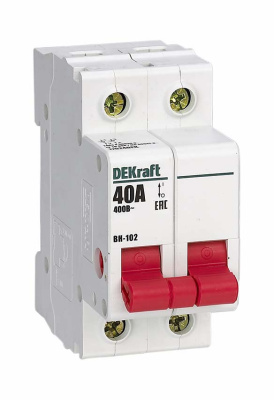 Выключатель-разъединитель 2Р 125А ВН-102 DEKraft DEKraft  17018DEK