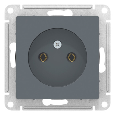 Розетка без заземления 16A механизм Schneider Electric AtlasDesign Грифель Systeme Electric AtlasDesign ATN000741