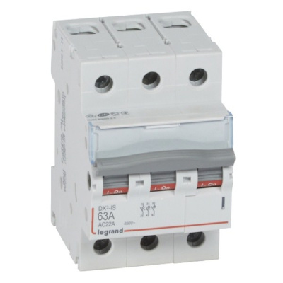 Выключатель разъединитель 3П 63A Legrand DX3 Legrand  406461