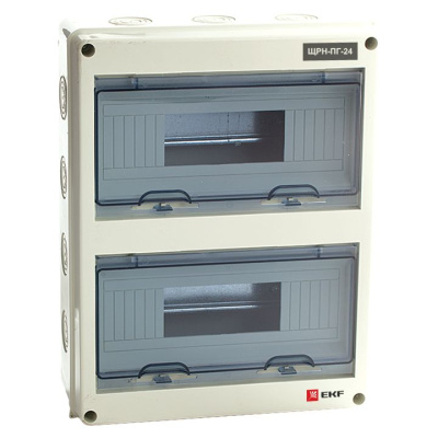 Щит распределительный навесной 354х272х109 IP65 EKF PROxima ЩРН-ПГ-24 EKF PROxima ЩРН-ПГ pb65-n-pg-24
