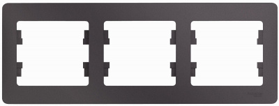 Рамка 3-постовая горизонтальная Systeme Electric Glossa Сиреневый туман Systeme Electric Glossa GSL001403