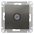 Розетка TV оконечная 1DB механизм Schneider Electric AtlasDesign Сталь Systeme Electric AtlasDesign ATN000991