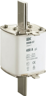 Вставка предохранителя плавкая габарит 2 400A IEK ППНИ-37 IEK  DPP40-400