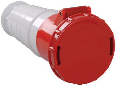 Розетка переносная 3P+РЕ+N 63A/380V IP54 красный IEK ССИ-235 IEK ССИ PSR22-063-5