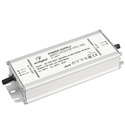 Блок питания ARPV-UH24100-PFC-55C 24V, 4.0A, 96W Arlight Arlight ARPV-UH 025171Arlight