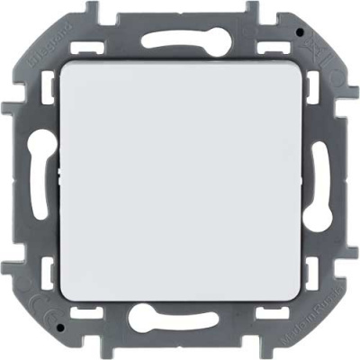 Выключатель 1-клавишный для скрытого монтажа, 10 А, напряжение ~250В Legrand Inspiria Белый Legrand Inspiria 673600