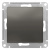 Кнопка нажимная сх.1 10AX механизм Schneider Electric AtlasDesign Сталь Systeme Electric AtlasDesign ATN000915