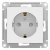 Розетка с заземлением со шторками 16A механизм Schneider Electric AtlasDesign Белый Systeme Electric AtlasDesign ATN000145