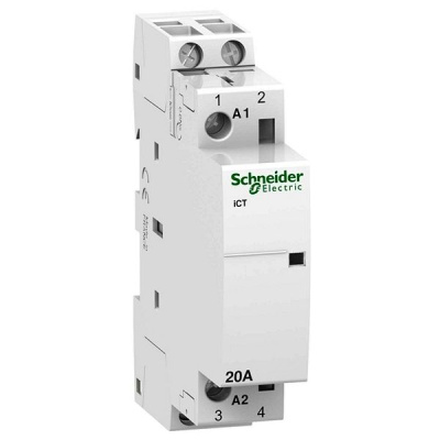 Контактор модульный 20A 230…240V 50Гц 2НО Schneider Electric Acti 9 iCT Schneider Electric Acti9 A9C22722