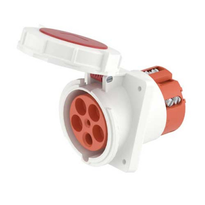 Розетка панельная с наклоном IP67 63A 3P+E+N 400В DKC DKC  DIS4156367