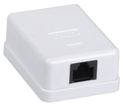 Настенная информационная розетка RJ45 кат.5Е UTP 1-порт ITK ITK  CS2-1C5EU-12