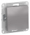 Кнопка нажимная сх.1 10AX механизм Schneider Electric AtlasDesign Алюминий Systeme Electric AtlasDesign ATN000315