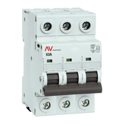 Выключатель нагрузки AVN 3P 63A EKF AVERES EKF  avn-3-63-av