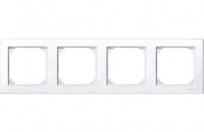 Рамка 4-постовая Merten M-Smart Активный Белый Merten M-Smart MTN478425