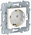 Розетка с заземлением со шторками с быстрозажимными клеммами 16A 250В Schneider Electric Unica New Белый