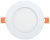 Светильник Downlight LED SMD круглый D=120(100)мм 7Вт 3000K IP20 белый IEK ДВО1601 IEK ДВО LDVO0-1601-1-7-K01