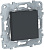 Выключатель 1-клавишный сх.1 10 AX 250В Schneider Electric Unica New Антрацит