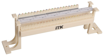 Кросс-панель на кронштейне 50-парная 110 т. ITK ITK  CP50-110-1