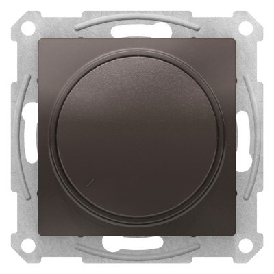 Светорегулятор (диммер) поворотно-нажимной 315Вт механизм Schneider Electric AtlasDesign Мокко Schneider Electric AtlasDesign ATN000634