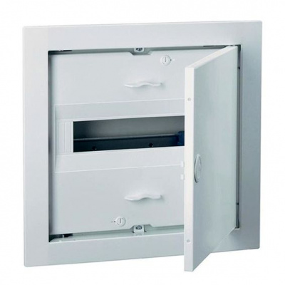 Шкаф с дверцей в нишу 335x350x95, 1ряд/12(13)мод, пружинные зажимы, IP31 ABB UK512N2 ABB UK500 2CPX031281R9999