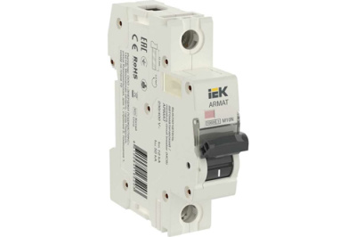 Автоматический выключатель 1P 6A (B) 10kA IEK M10N ARMAT IEK  AR-M10N-1-B006