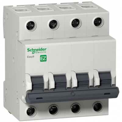 Автоматический выключатель 4P 10A C 4,5kA Schneider Electric Easy 9 Schneider Electric Easy9 EZ9F34410
