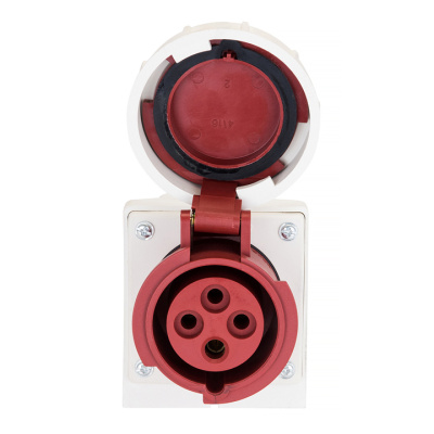 Розетка стационарная наружная 1142 3P+PE 16A 380В IP67 EKF PROxima EKF  ps-1142-16-380