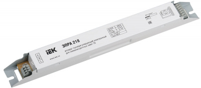 ЭПРА 218 для линейных ЛЛ Т8, 2х18W, 280x30x25мм, IP20 IEK IEK LLV LLV218D-EBFL-2-18