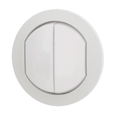 Клавиша 2-ая IP44 Legrand Celiane Белый Legrand Celiane 067802