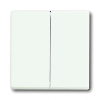 Клавиша для механизма 2-клавишных выключателей/переключателей/кнопок ABB Solo/Future Белый бархат ABB Solo/Future 2CKA001751A3024