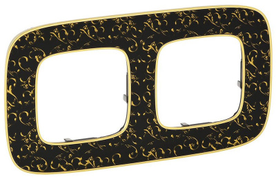 Рамка 2-постовая Legrand Valena Allure Барокко Нуар Legrand Valena Allure 754432