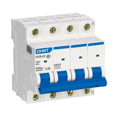 Автоматический выключатель NXB-63 4P 16A 6кА (C) CHINT CHINT  814248CHINT