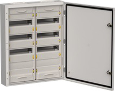 TITAN 5 Корпус металлический ЩРн-96 (2х48) 710х570х140 IP54 сер IEK IEK TITAN 5 TI5-50-N-2X048-54-7035