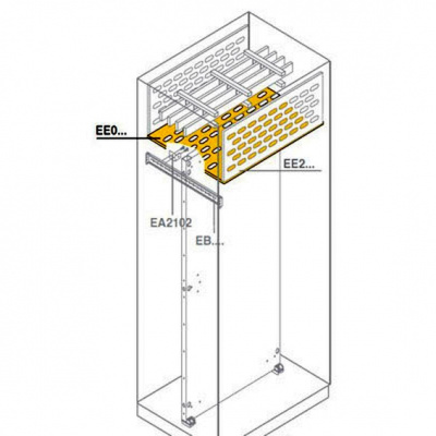Перегородка горизонтальная для шин 600x500мм ABB IS2 ABB IS2 EE0650