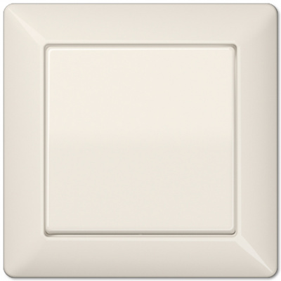 Клавиша с рамкой для выключателя, кнопочного выключателя и кнопки; слоновая кость Jung Слоновая кость Jung AS 500 AS590