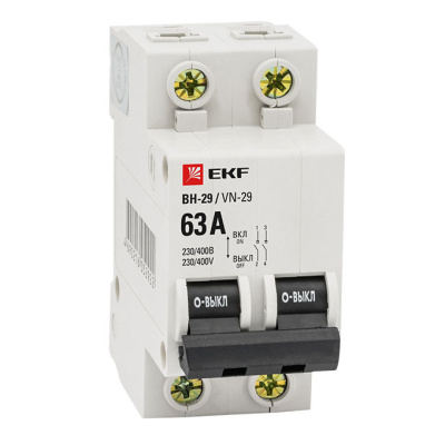 Выключатель нагрузки 2P 40A ВН-29 EKF Basic EKF Basic BH SL29-2-40-bas