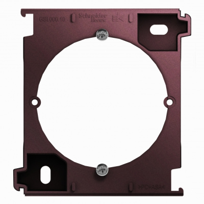 Расширение коробки наружного монтажа Systeme Electric Glossa Баклажановый Systeme Electric Glossa GSL001100C