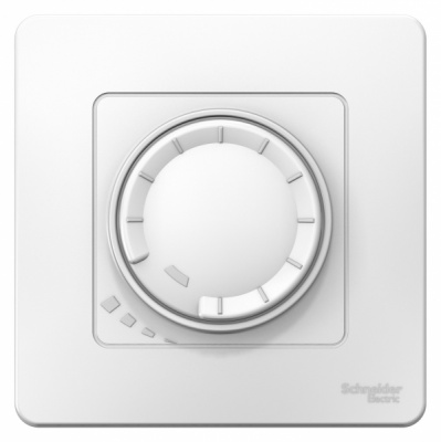 Светорегулятор поворотно-нажимной универсальный скрытой установки 400ВТ Systeme Electric Blanca Белый Systeme Electric Blanca BLNSS040011