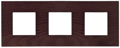 Рамка 3-постовая 2+2+2 мод ABB NIE Zenit Венге N2273 WG ABB Zenit 2CLA227300N2101