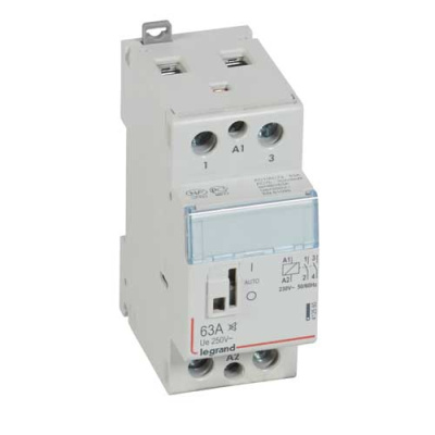 Контактор 230V 2НО 63A бесш./руч Legrand CX3 Legrand  412560