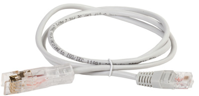 Коммутационный шнур (патч-корд) 110-RJ45 4 пары, кат.5Е, 2м, серый ITK ITK  PC01-11045-4P2M